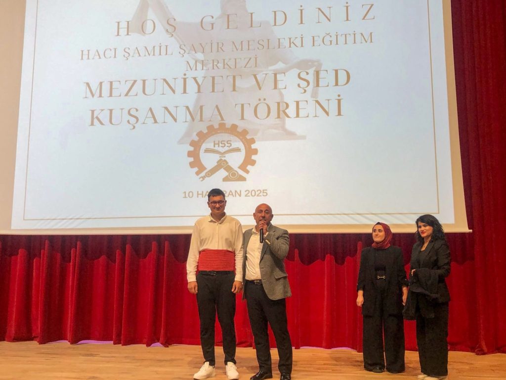 Arnavutköy’de Mesleki Eğitime Vefa ve Gurur: Şed Kuşanma Töreni Düzenlendi