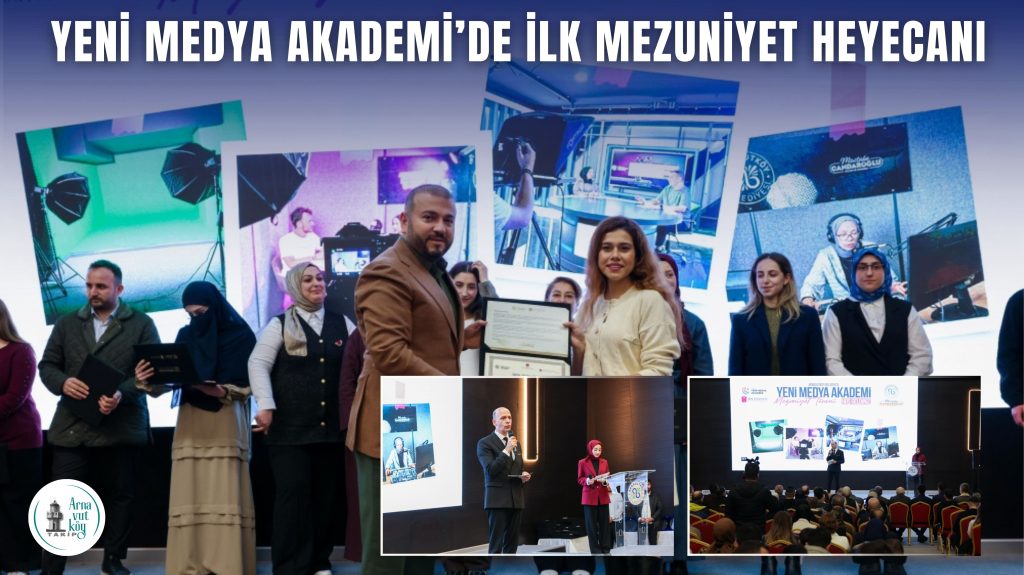 YENİ MEDYA AKADEMİ’DE İLK MEZUNİYET HEYECANI