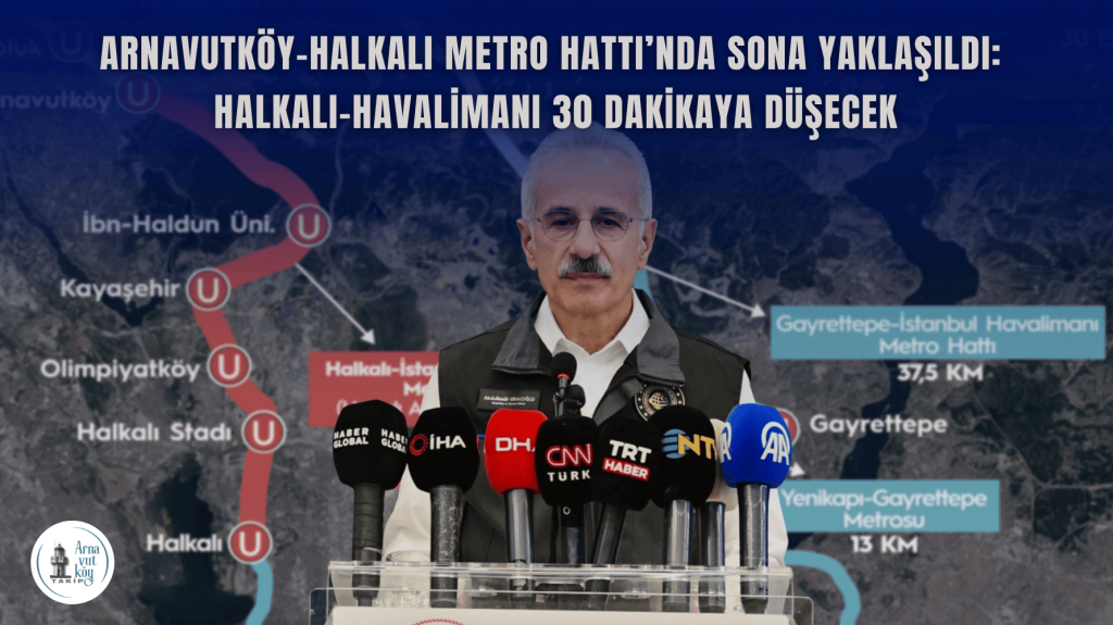 Arnavutköy-Halkalı Metro Hattı’nda Sona Yaklaşıldı: Halkalı-Havalimanı 30 Dakikaya Düşecek