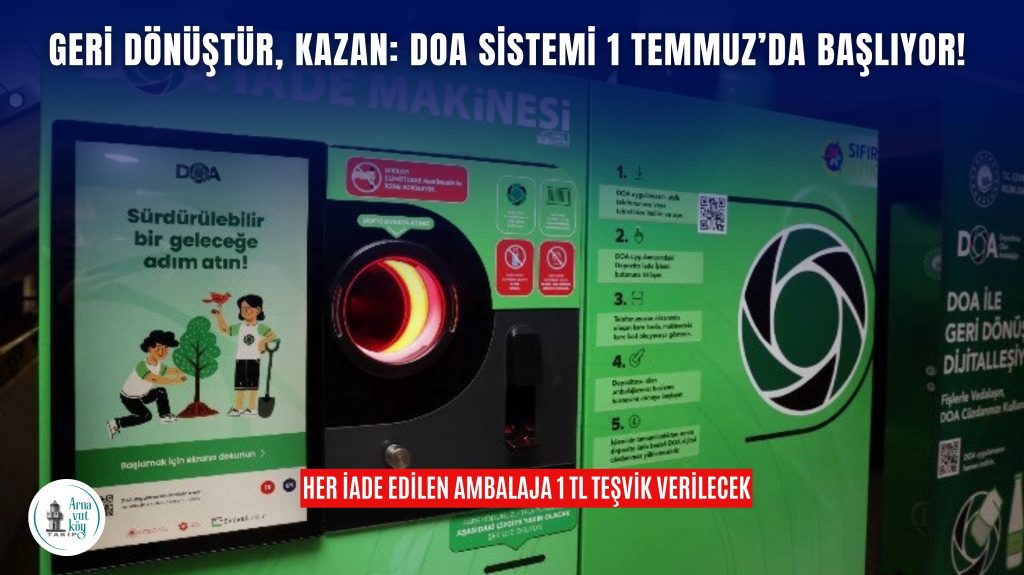 Geri Dönüştür, Kazan: DOA Sistemi 1 Temmuz’da Başlıyor! Her İade Edilen Ambalaja 1 TL Teşvik Verilecek