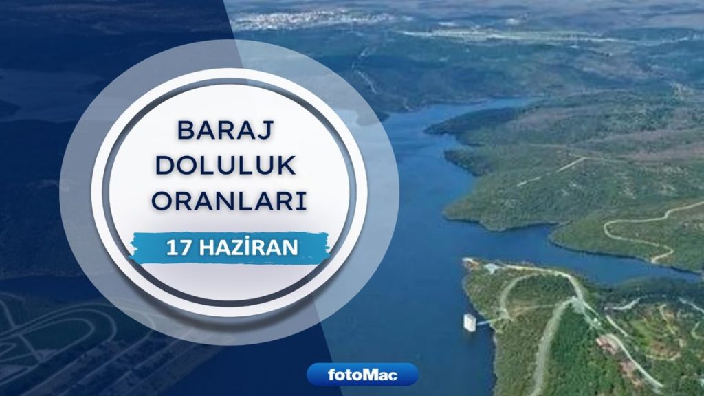 İSKİ baraj doluluk oranları | 17 Haziran İstanbul barajları