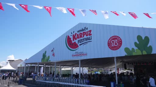 Arnavutköy’de Yeniköy Karpuz Festivali yoğun katılımla gerçekleştirildi