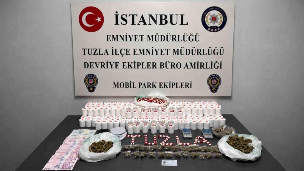Tuzla’da uyuşturucu tacirleri dron ile saniye saniye takip edildi