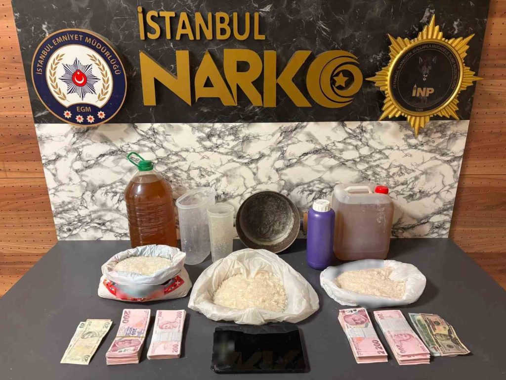 Esenyurt’ta 13 kilo 550 gram uyuşturucu ele geçirildi