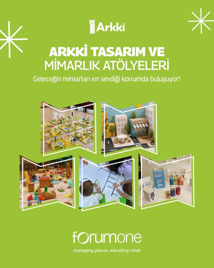 ForumOne ve Arkki iş birliğiyle çocuklara yönelik ücretsiz mimarlık ve tasarım atölyeleri