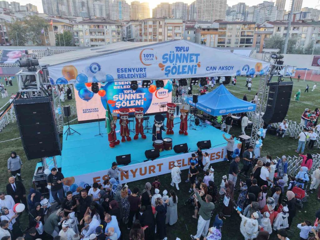 Esenyurt Belediyesi 1071 çocuk için toplu sünnet şöleni düzenledi